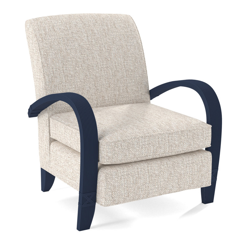 Vero Armchair, Antique Frost White, Snow Crypton Performance; 0884-91
