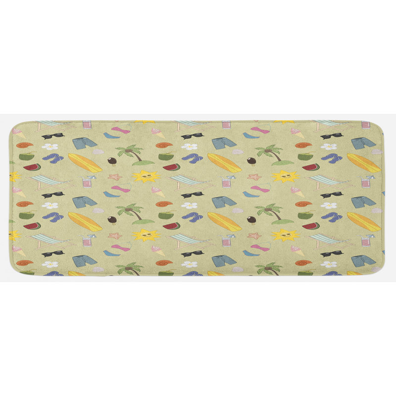 Tapis de cuisine d'été