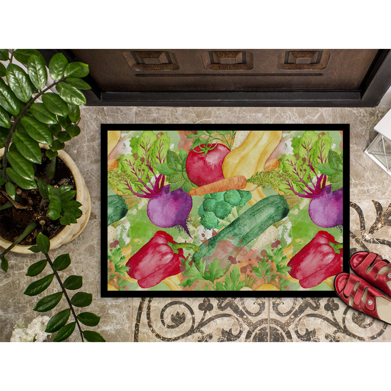 Non-Slip Outdoor Doormat, Rectangle 18" x 27"