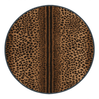  Tapis lavable guépard à gros chats