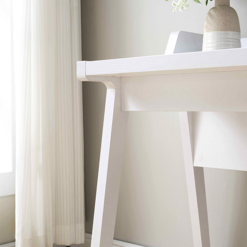 Mobilier de bureau personnel: Bureau d'écriture avec prise de terre et prise de courant moderne