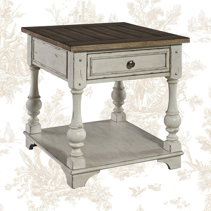 Hexham 24" H End Table with Drawer
