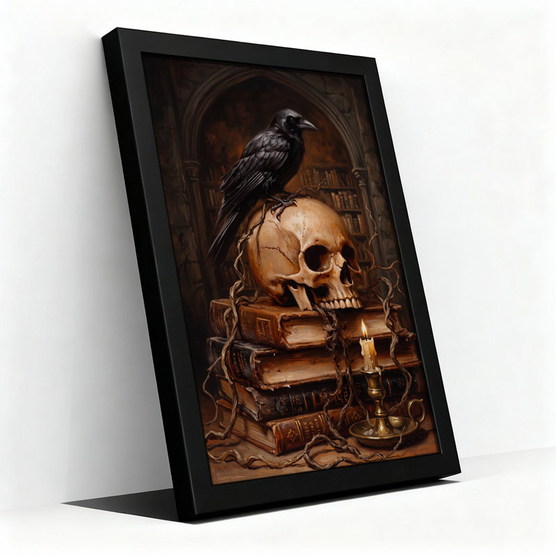 Art mural sur toile d'Halloween, H 36 po x l 24 po