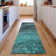 Premium Machine Washable Cerrito AMF599 Teal Rug