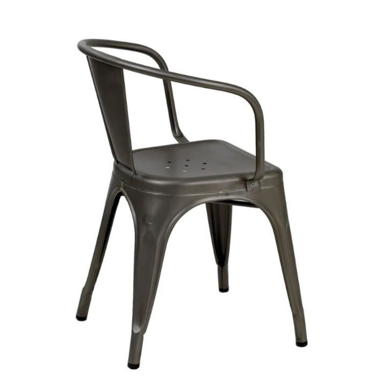 Chaise de salle à manger Kurios, Gris foncé