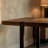 55 Inch Modern Industrial Rectangular Dining Table With Black Metal Legs-1327661874