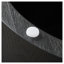 Ensemble de 2 tables basses rondes modernes avec placage de bois, tables d'appoint gigognes pour salon, noir