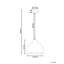 1 - Light Natural Single Pendant