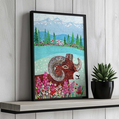 «Wilderness Collage XV» par Kim Conway, reproduction d'art