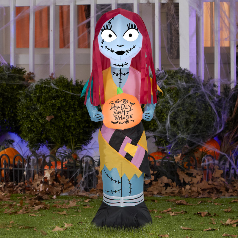 Airblown Sally with Pumpkin Disney