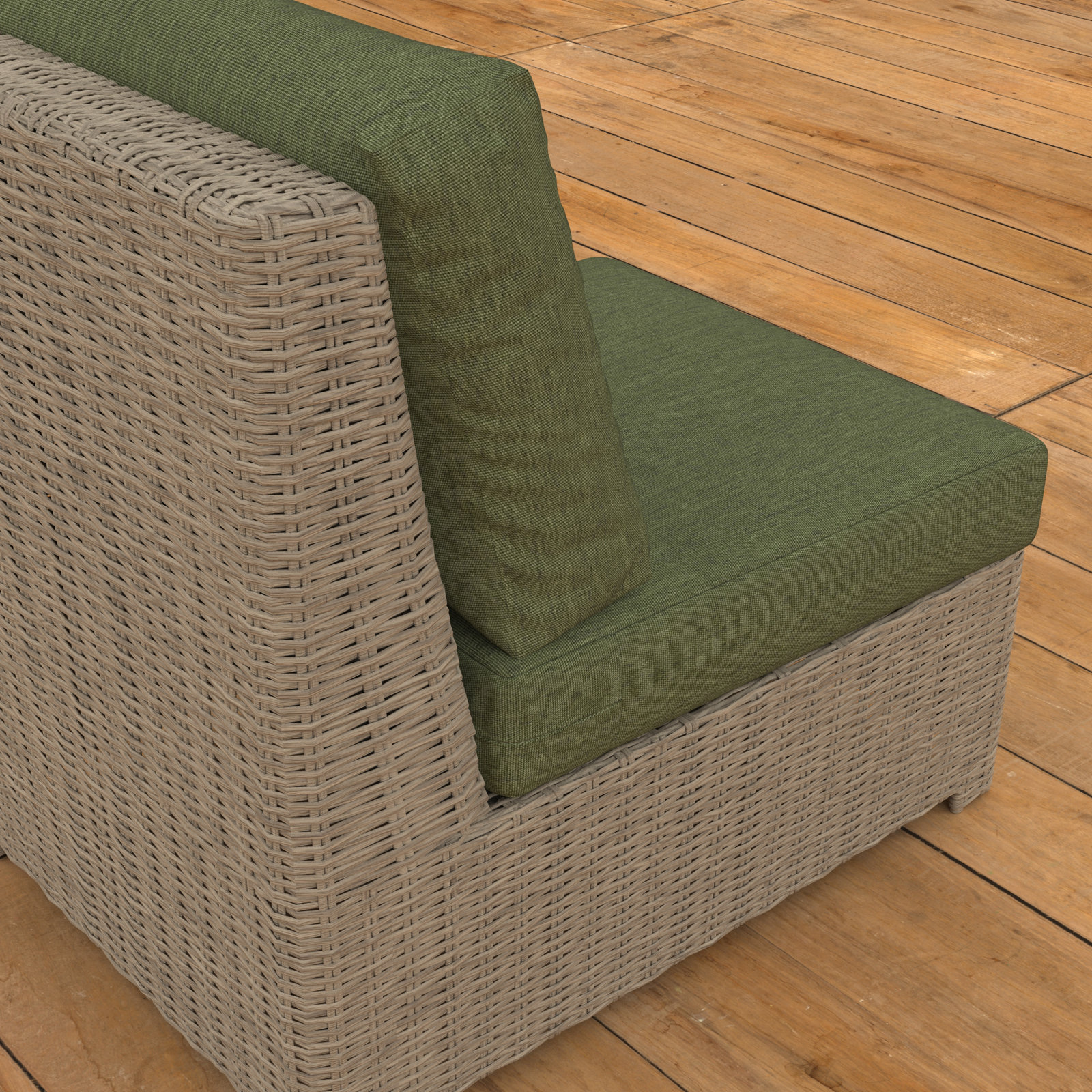 Henri Sunbrella® Patio Lounge Chair, Canvas Fern