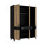 Raziyah Manufactured Wood Wardrobe