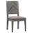 Marilina 18.5 " H Linen Upholstered Acacia Solid Wood Side Chair