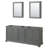 Deborah 79.75 " W Freestanding Standard Double Vanity Bathroom Vanity With Marble Top with Mirror-23113251-97810570