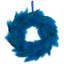 Two-Tone Feathers Christmas Wreath - 14.5" - Unlit-1648704403