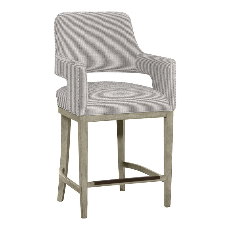 Tabouret de bar et de comptoir Josie, Amande chamois, Perigold Replay Char, Tabouret de comptoir (siège d'une hauteur de 26,5
