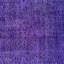 Tapis mauve en laine moderne 48 x 72 pouces
