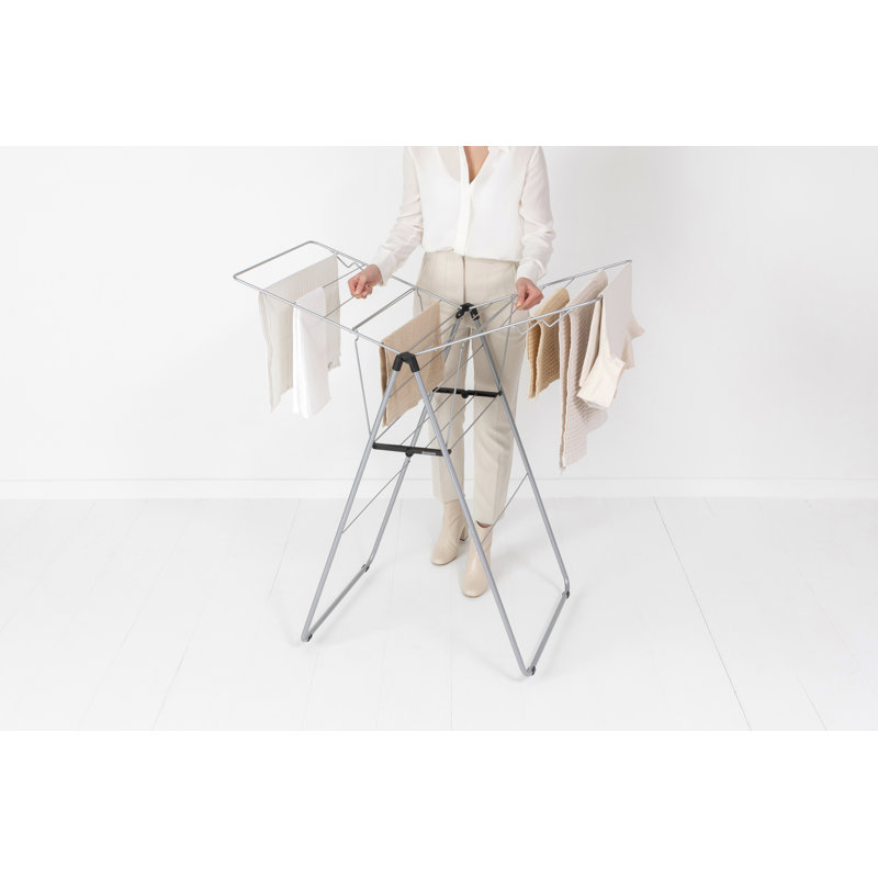 Brabantia Hangon 15 m Folding Drying Rack, Grey