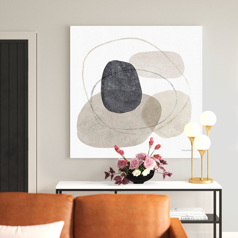 «Think Neutral 10» par Lisa Audit - Peinture sur toile, Toile tendue, H 48 po x l 48 po, Sans cadre