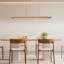 Ivy  1 - Light Wood LED Kitchen Island Pendant