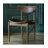 Mid Style Solid Wood Oak Backrest Dining Chairs