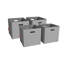 Ensemble de cubes ou bacs en similicuir Jiaessentiels-78278009-78278003