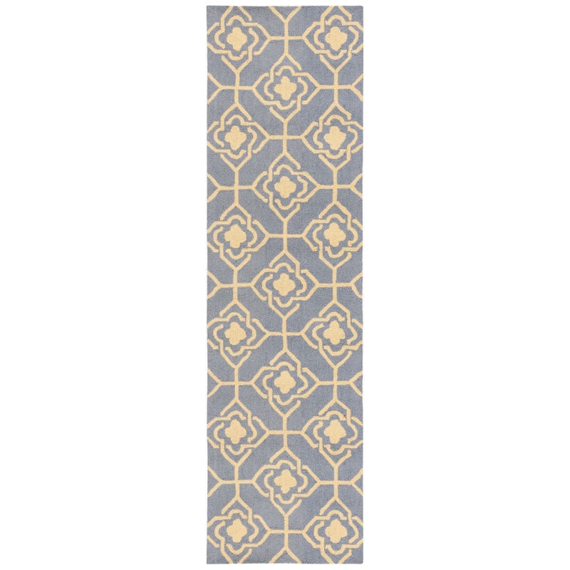 Ramsgate Hand Hooked Performance Geometric Rug, Runner 2'3" x 8'