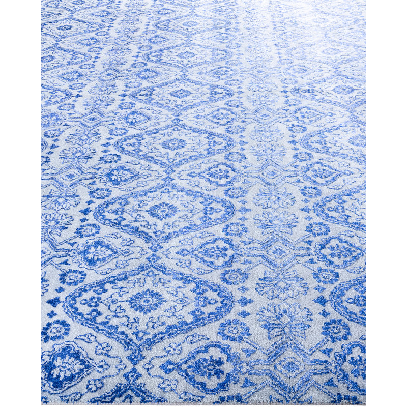 Overdyed One-of-a-Kind 9' 0" X 12' 4" Hand Knotted Area Rug