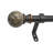 Hulcott Metal Adjustable Single Curtain Rod-724858840-683422355