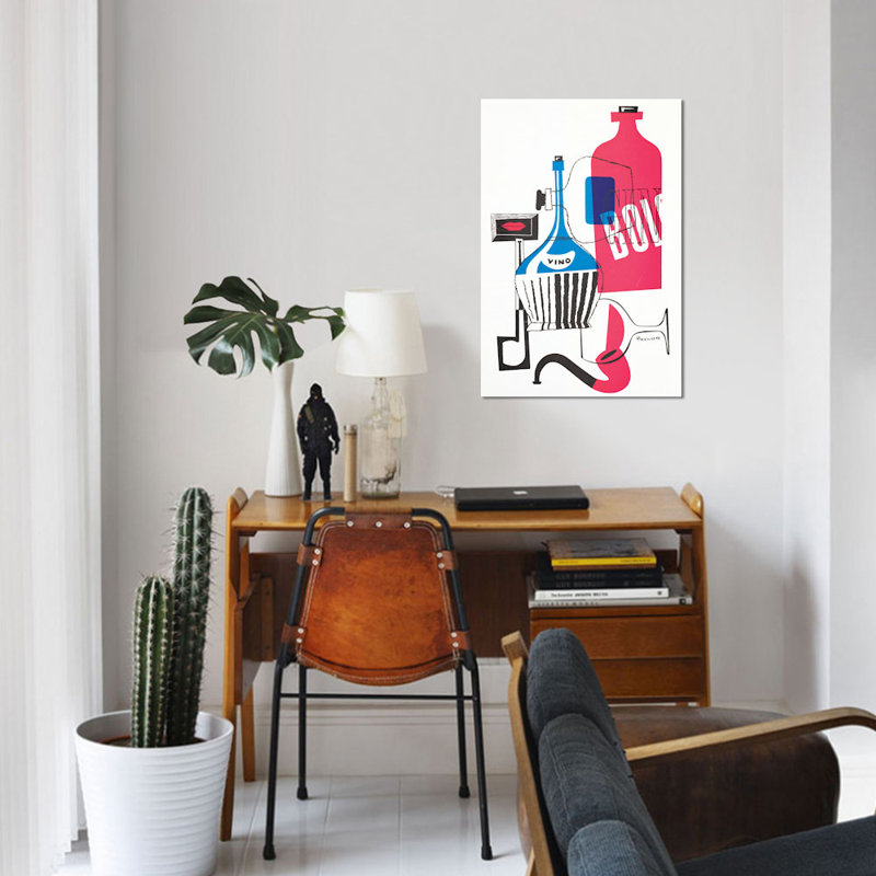 « a night on the tiles », reproduction d’impression sur toile, H 26 po x l 18 po x P 1,5 po, Toile tendue, Pas de tapis