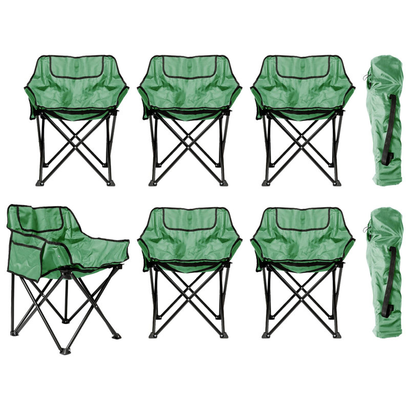 Polyester Camping / Beach Folding Chair Folding Chair Set, Green