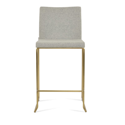 Aria Stackable Bar & Counter Stool in Wool