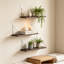 Ensemble de trois tablettes murales flottantes flottantes