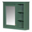 Meuble-lavabo de salle de bain 30 po avec lavabo supérieur, armoire de rangement moderne