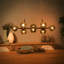 Spoffo 8 - Light Modern Linear Matte Black Kitchen Island Pendant Glass Bubble Globe Pendant Lamp-735816043
