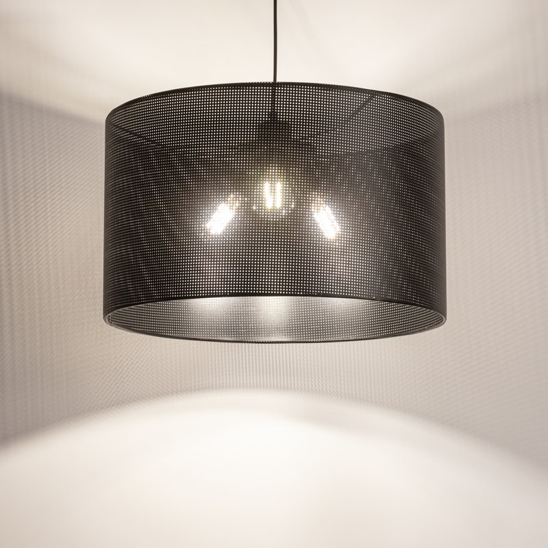 Aaryash 3 - Light Stainless Steel Drum Pendant
