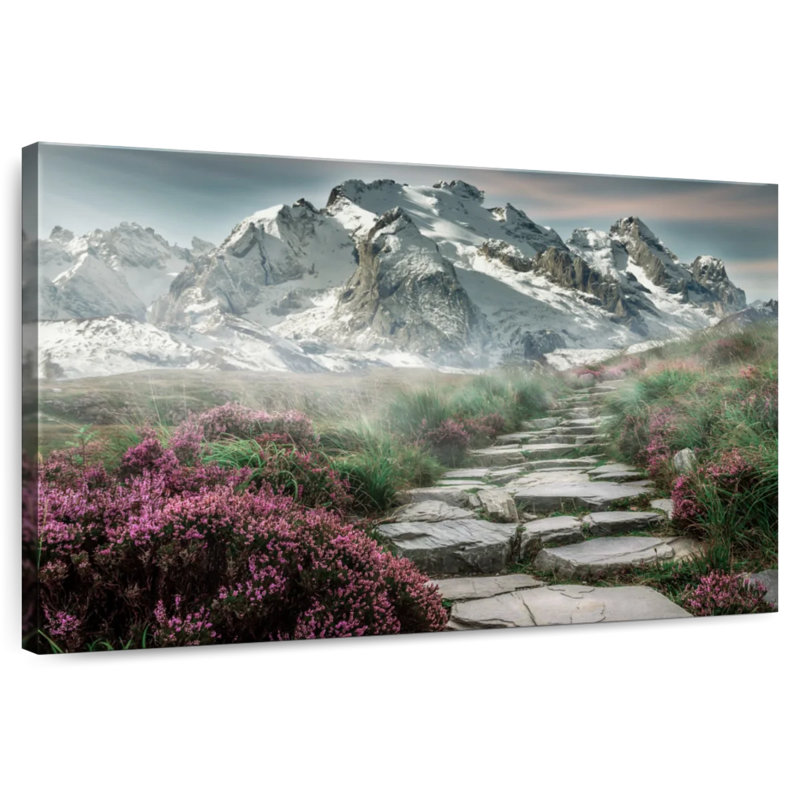Alvord Scenic Snowy Mountain, H 16 po x l 24 po