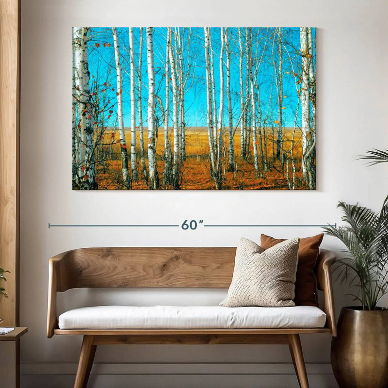 Harnek Birch Forest In October, 34" H x 51" W