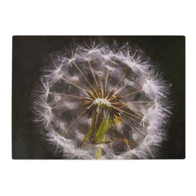 Tempered Glass a Dandelion Chopping Board