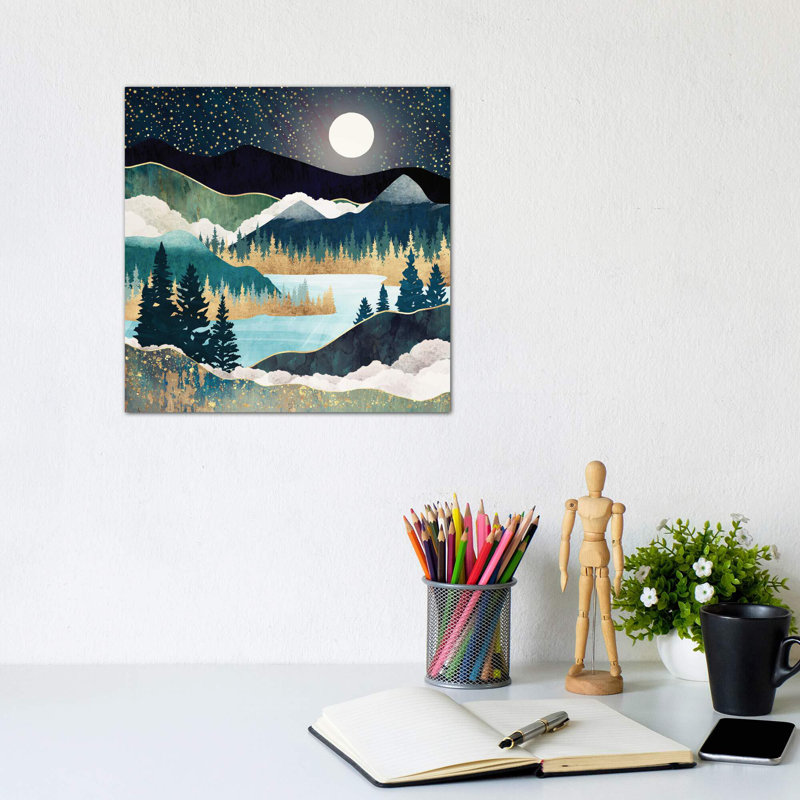 « star lake » par spacefrog designs-print, H 26 po x l 26 po x P 1,5 po, Toile tendue
