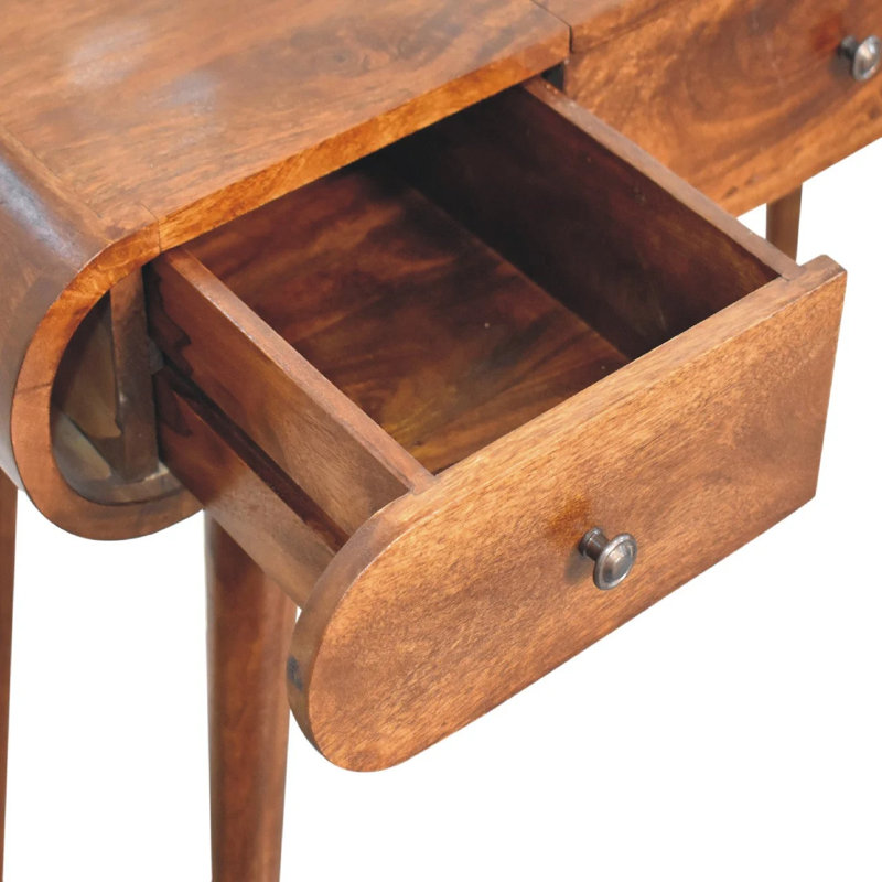 Gustavus Dressing Table with Mirror, Brown