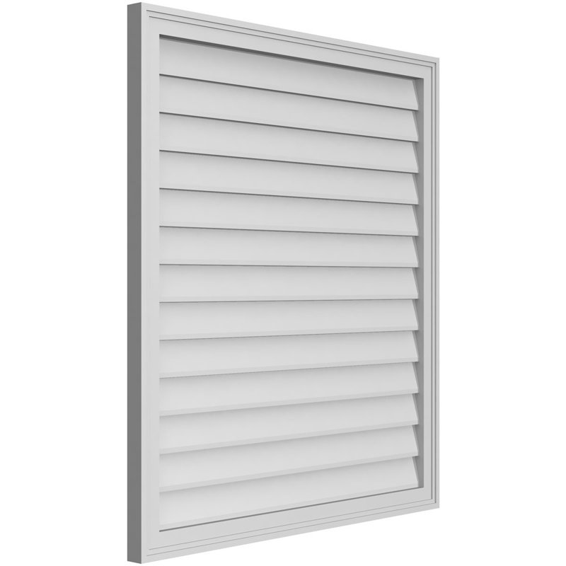 Cadre en brique, brun clair apprêté, H 40 po x l 36 po x P 1,5 po
