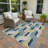 Machine Washable Indoor/Outdoor Lockway ACN2422 Mid-Century Modern Rug-1001890396