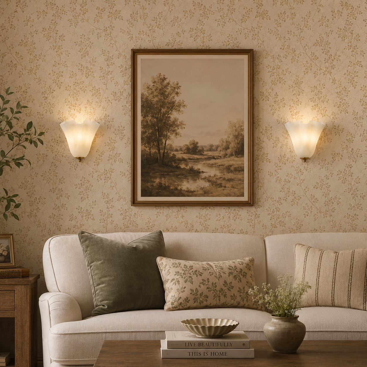 Single Light Glass Dimmable Wallchiere