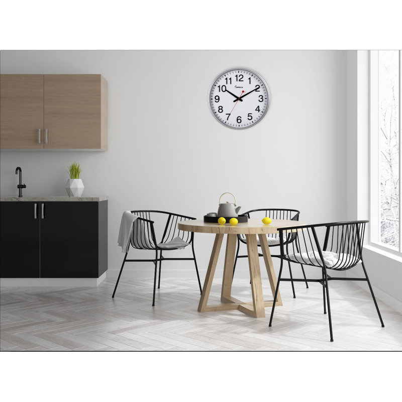 Horloge murale 18", Argent