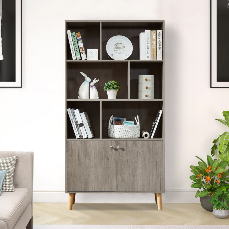 Birchler Storage Bookcase, Oak