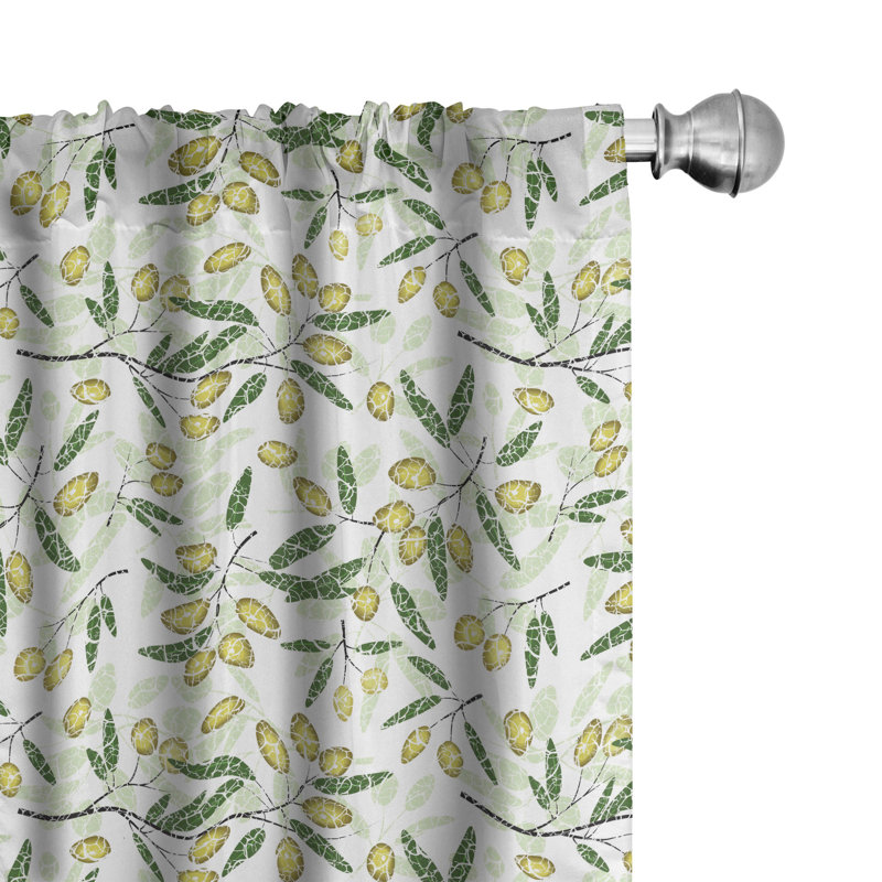 Rideaux 4 panneaux East Urban Home, L 56 po x L 63 po
