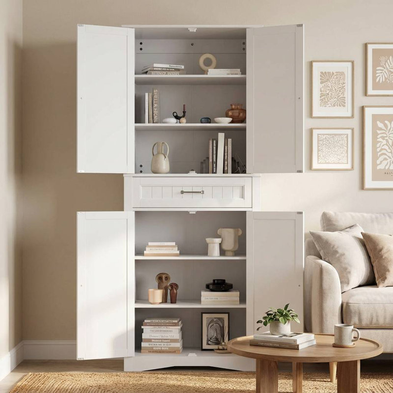 Orys 70.8 Kitchen Pantry, White