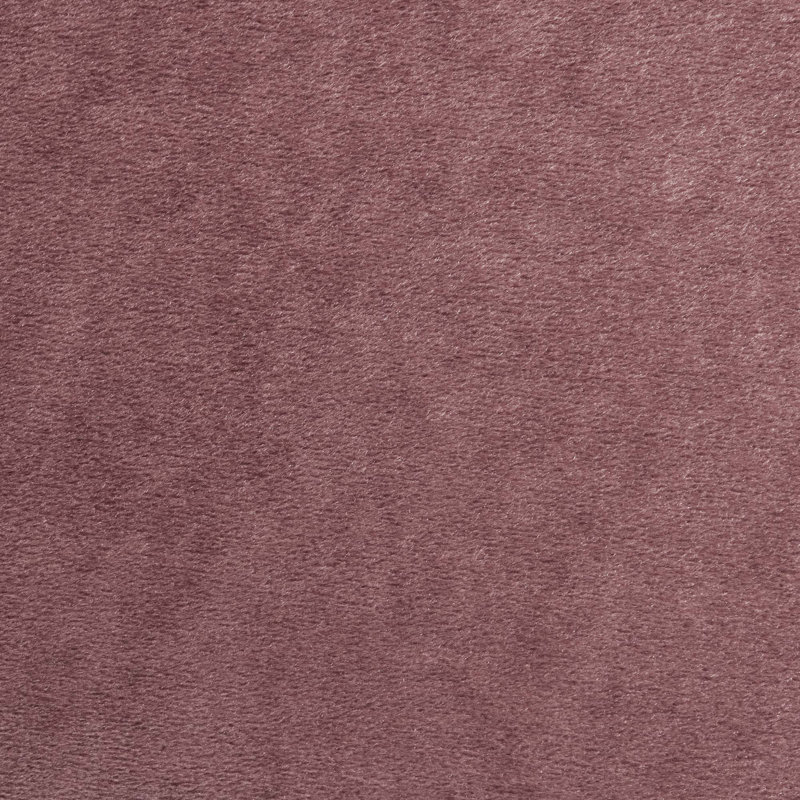 Fauteuil d'appoint rembourré avec pieds en bois, Velours rosé