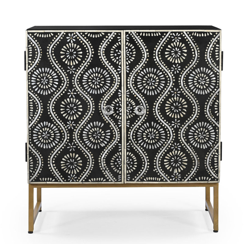 Kashen Bone Inlay Accent Cabinet